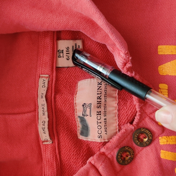 🌸Girls hoodie Scotch Shrunk - Picture 2 of 3